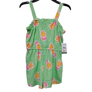 365 Garanimals Green Floral Girls Romper NWT